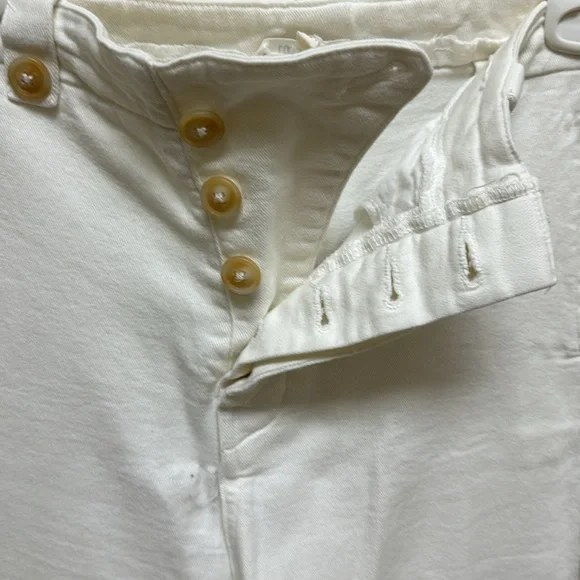 White wide leg capris - Picture 3 of 5